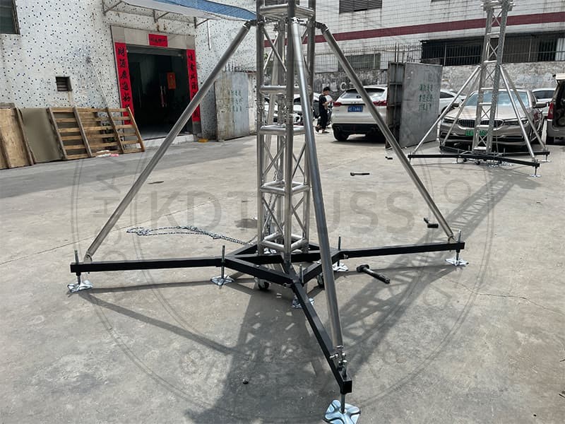 Steel Basement for Truss Tower
