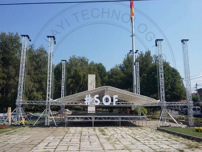 Ground Support Truss Tower