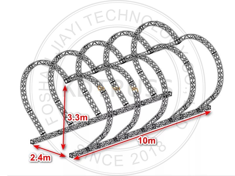 Customized Arch Curved Truss