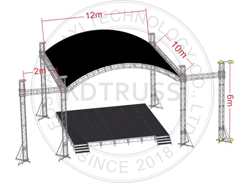 Outdoor Stage Roof Truss