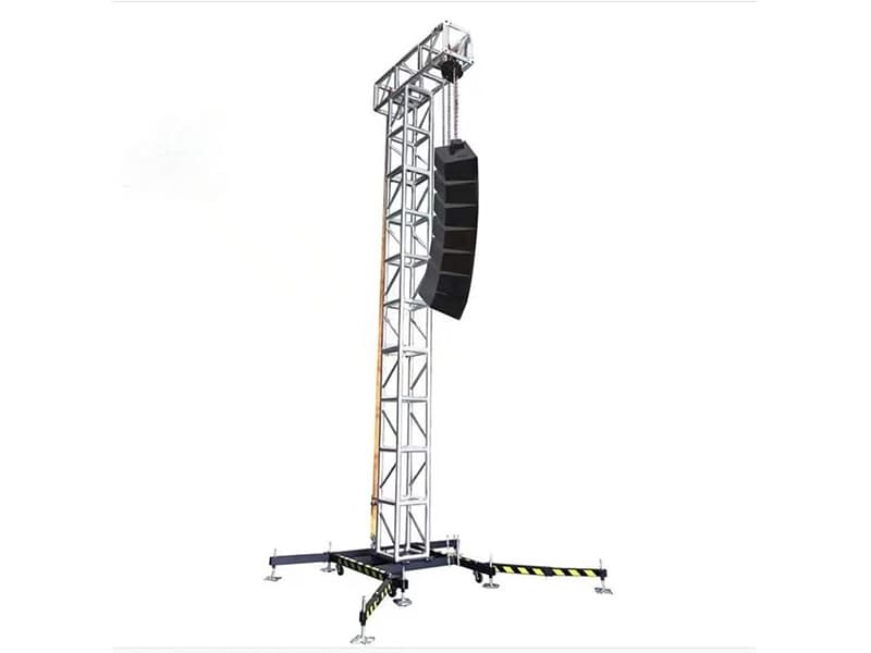 Light-duty PA tower truss system