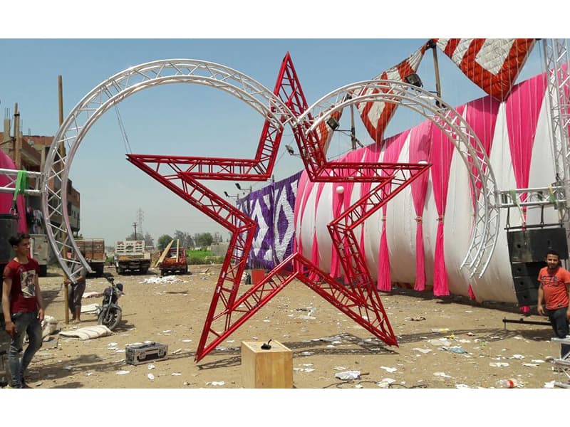 Heart Shape Arched Curved Aluminum Truss Heart Shape Arched Curved Aluminum Truss