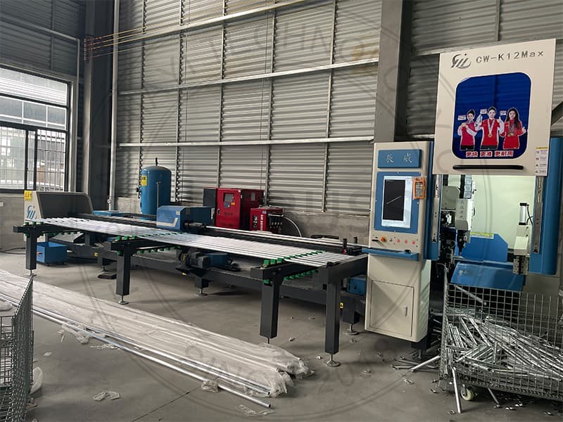 We had bought Automated laser cutting machine for producing aluminum stage truss