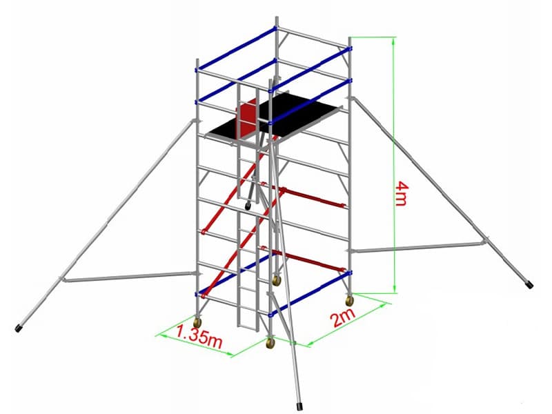 Aluminum Mobile Scaffolding Aluminum Mobile Scaffolding