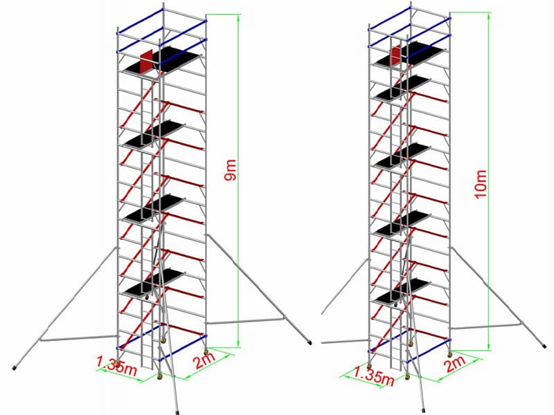 Aluminium Mobile Scaffold Tower Aluminium Mobile Scaffold Tower